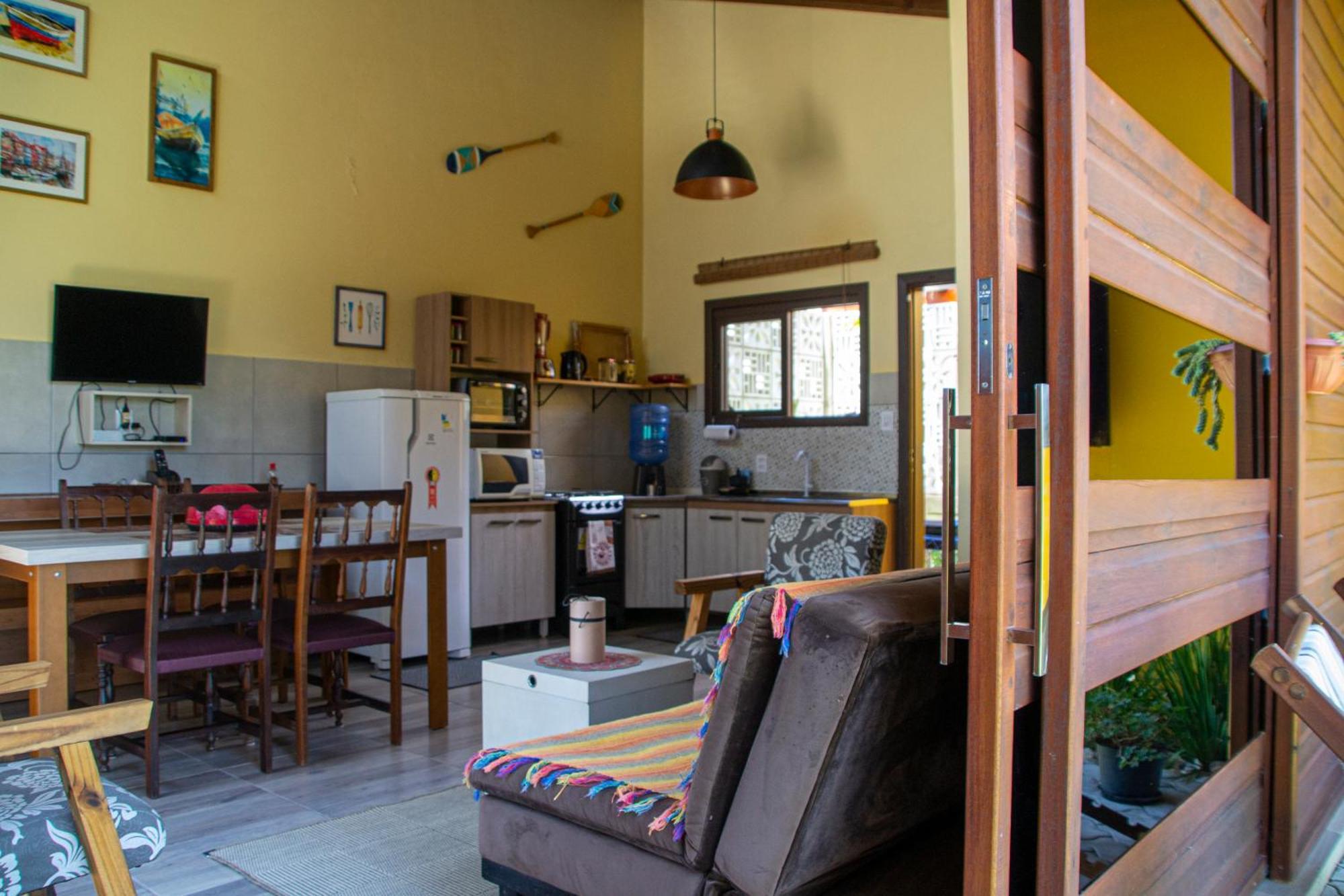 A Casa Amarela - Conforto E Tranquilidade Proximo Ao Mar Balneario Gaivota Kültér fotó