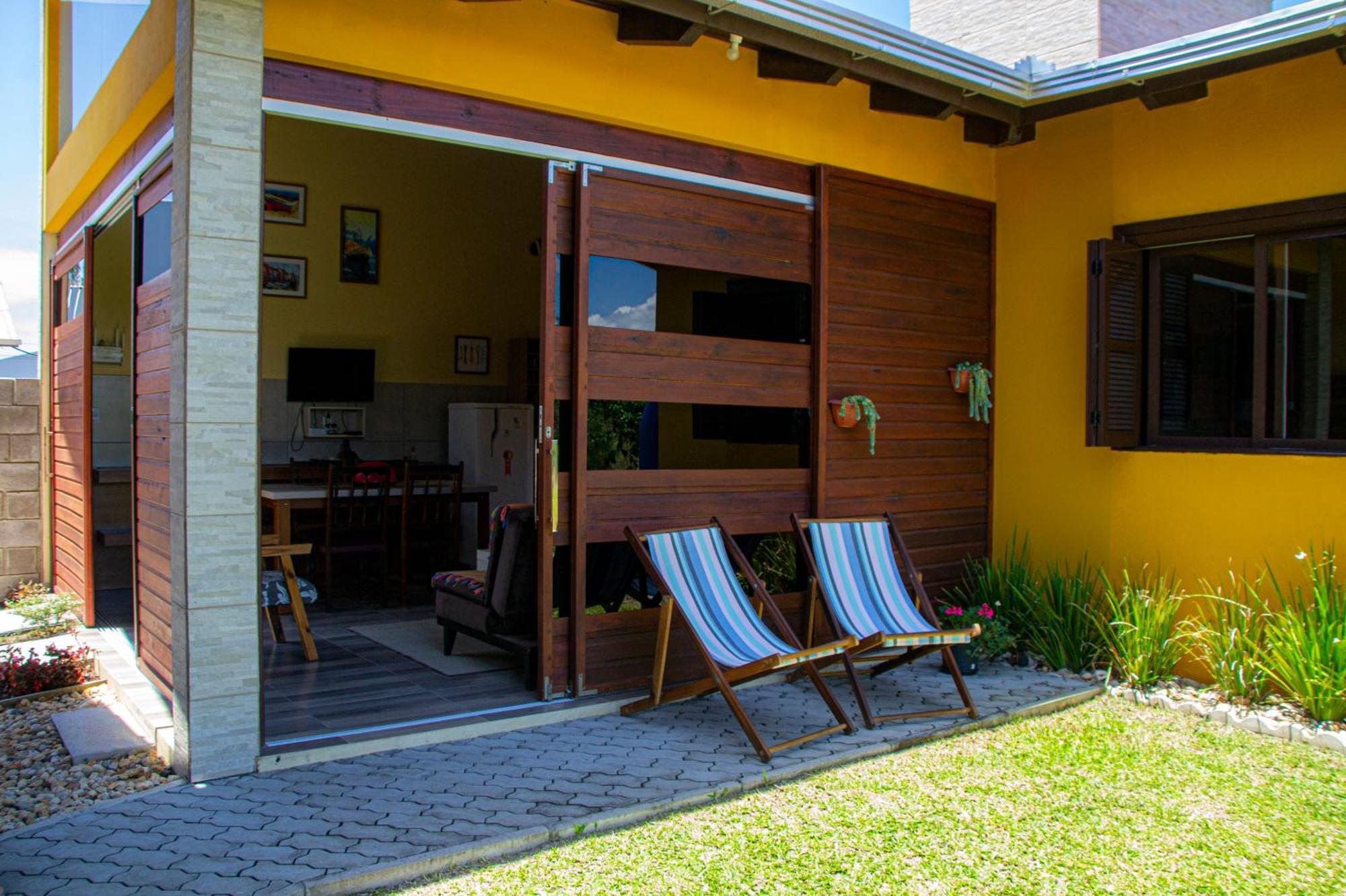 A Casa Amarela - Conforto E Tranquilidade Proximo Ao Mar Balneario Gaivota Kültér fotó