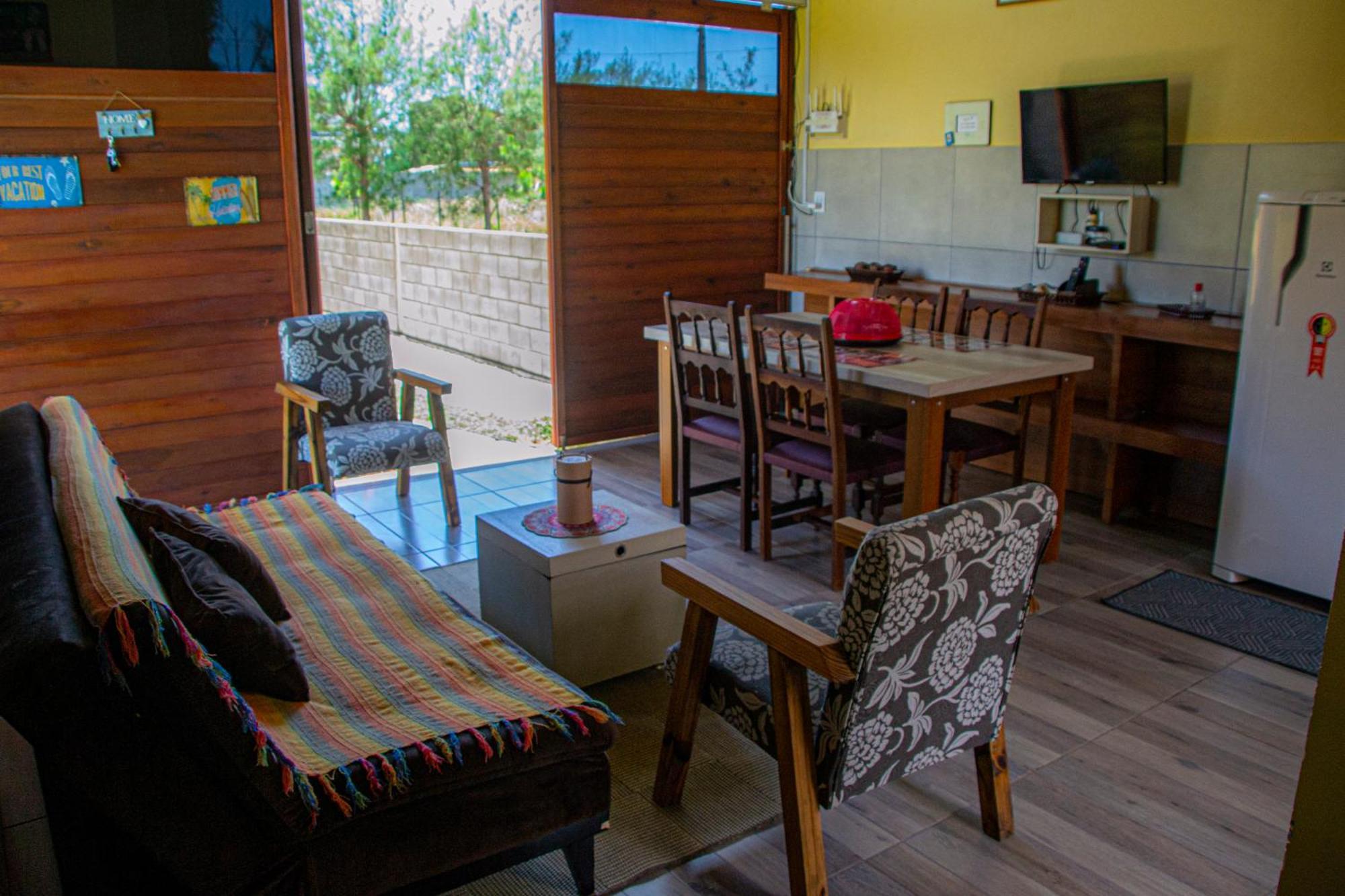 A Casa Amarela - Conforto E Tranquilidade Proximo Ao Mar Balneario Gaivota Kültér fotó